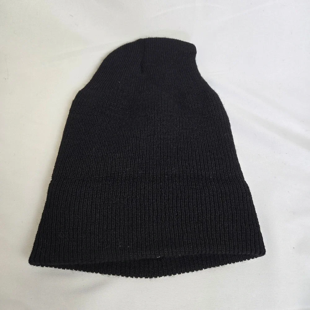 WNY National Cemetery‎ Beanie Black Honoring Those Who Served Folded Flag Patch